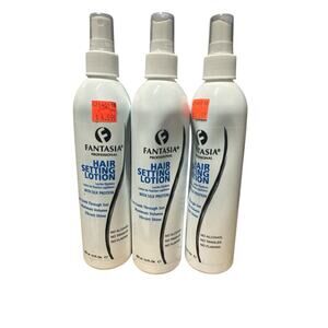 3-Fantasia Professional Hair Setting Lotion With Silk Protein -Pump 12 fl oz NEW
